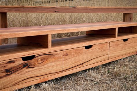 This is where your tv takes pride of place, alongside the other. recycled timber TV unit | custom tv stand