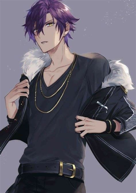 10 Neat Cute Anime Boy With Purple Hair