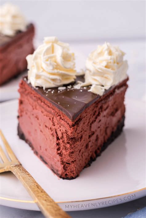 Red Velvet Cheesecake Recipe My Heavenly Recipes