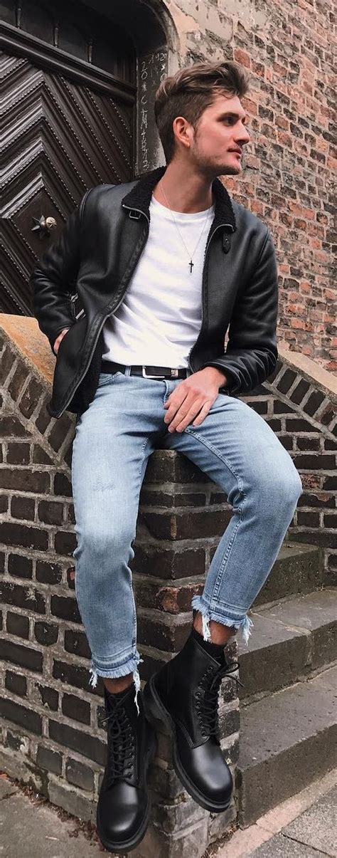 10 Leather Jacket Outfit Ideas For Men To Try This Season Leather