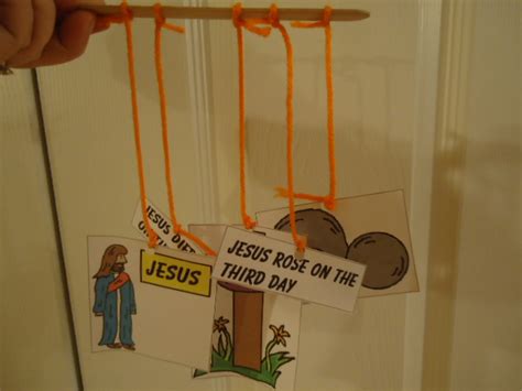 Church House Collection Blog Jesus Rose From The Dead Mobile Craft