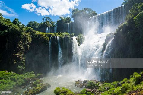 Largest Waterfalls Of Iguazu Falls Argentina High Res