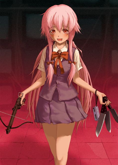White Hair Anime Girl Holding Knife Anime Wallpaper Hd
