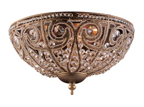 Elk Lighting 59623 Crystal Elizabethan Flush Mount Ceiling Fixture