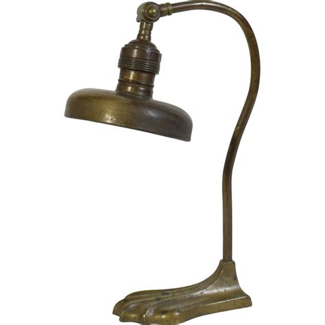 Lampe Vintage Art Nouveau En Bronze