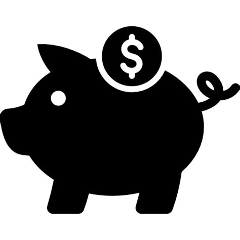 Black And White Piggy Bank Png Transparent Black And White Piggy Bank