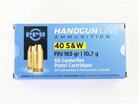 40 Sandw Ammunition Ppu Fmj Fp