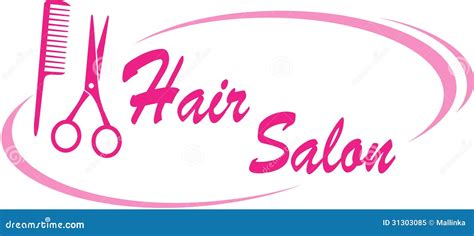 Hair Salon Sign Stock Vector Illustration Of Badge Haircutter 31303085