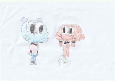 Gumball And Darwin Are Best Friends Traditional Krita Artists