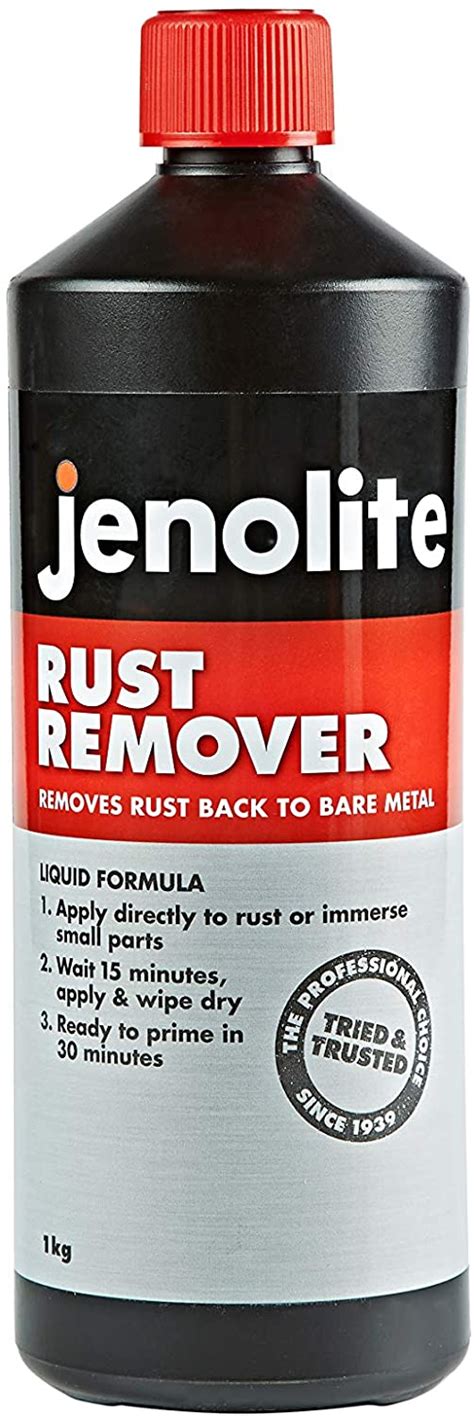 Jenolite Original Rust Remover Liquid Rust Treatment Removes Rust