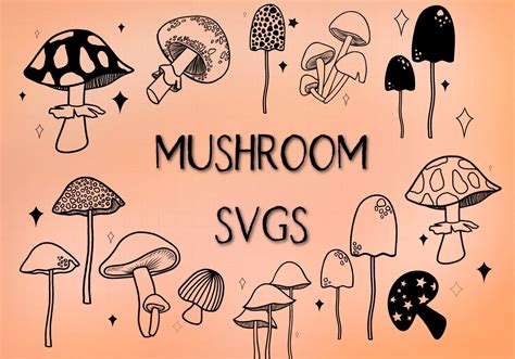 Magic Mushroom Stencil