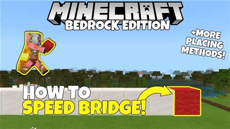 How To Speed Bridge In Minecraft Bedrock And More Illegal Block Placing