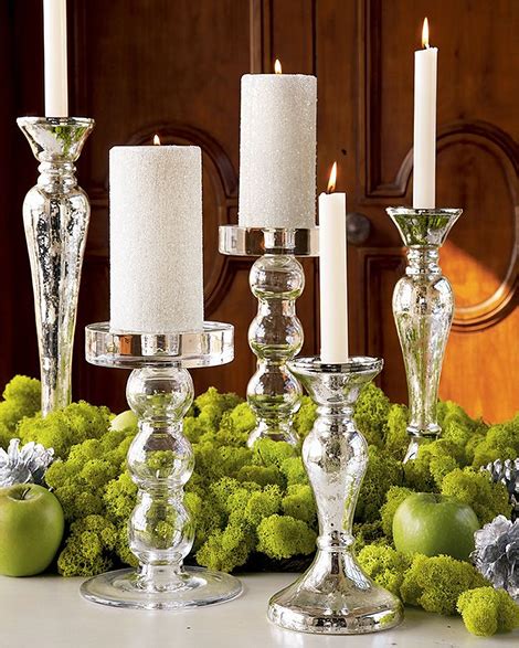 All the silvered vases and accessories look stunning in an outdoor setting. ENTIRELY DESIGN: Fulfilling fall decor