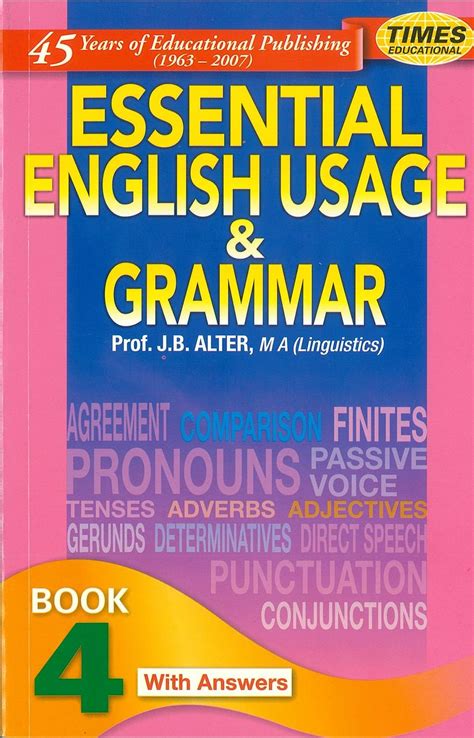 Essential English Usage And Grammar Book 4