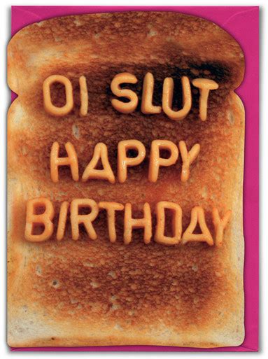Rude Birthday Card Oi By Brainbox Candy