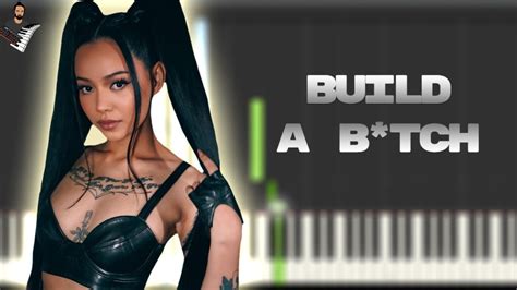 Bella Poarch Build A B Tch Instrumental Piano Tutorial Partitura