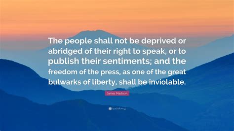 It's evident in the james madison quote on its home page: James Madison Quote: "The people shall not be deprived or abridged of their right to speak, or ...