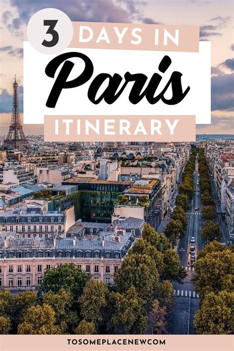 Magical 3 Days In Paris Itinerary For First Time Visitors Paris