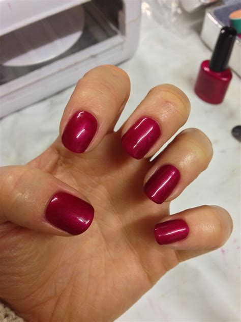 Shellac was once used in. Brush up and Polish up!: CND Shellac Red Baroness