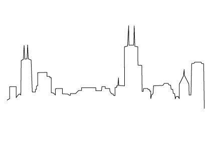 Chicago Skyline Drawing Chicago Skyline Drawing Thinking Of Inking