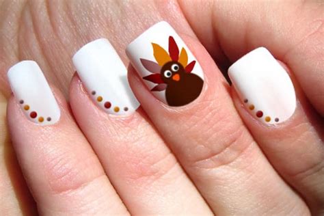 40 Beautiful Thanksgiving Nail Art Designs For Fall Season Ecstasycoffee