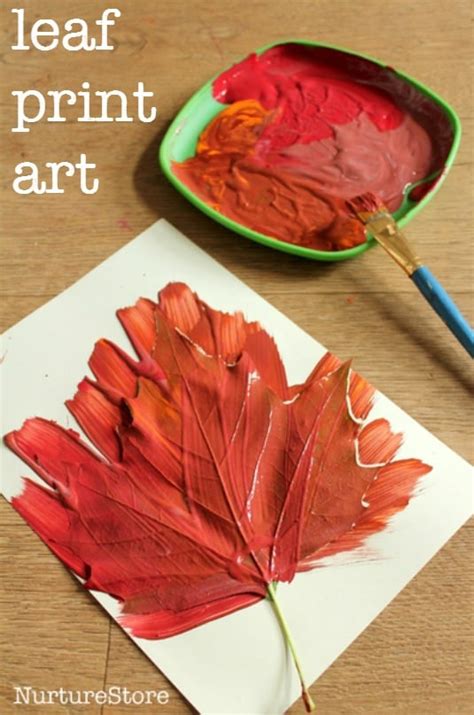 Autumn Leaf Print Crafts Nurturestore