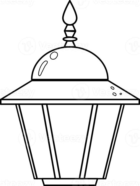 Free Lamp Outline Hand Drawn 20695654 Png With Transparent Background