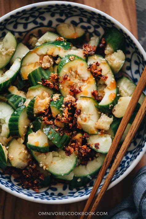 Easy Chinese Cucumber Salad 拍黄瓜 Omnivores Cookbook