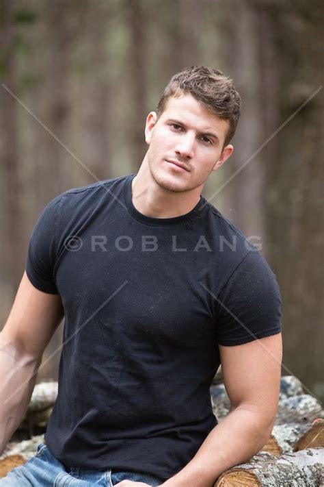 good looking man outdoors rob lang images licensing and commissions rugged men good