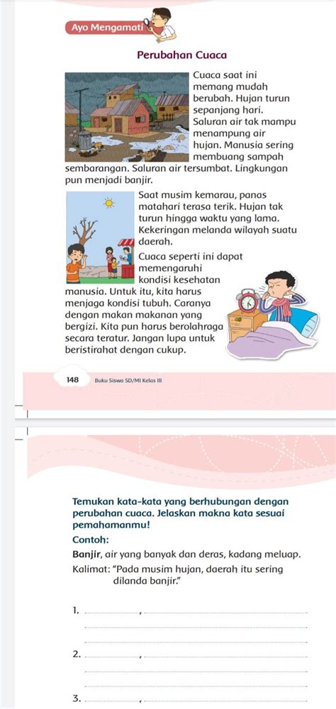 Kunci Jawaban Buku Tematik Tema 5 Kelas 3 Halaman 149