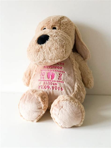 Personalised Birth Announcement Soft Toy Sew Sian
