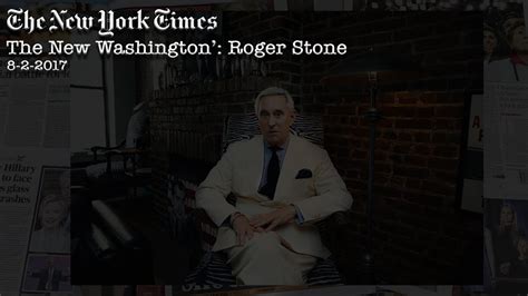 Roger Stone New York Times The New Washington Podcast Interview 8 2 2017 Youtube
