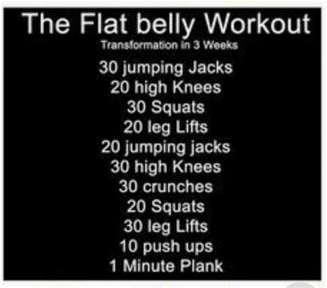 Flat Belly Workout Effective Workout Plan Flat Belly Workout Belly