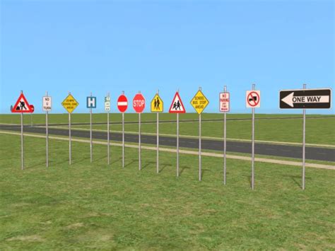 Mod The Sims Traffic Sign Collection