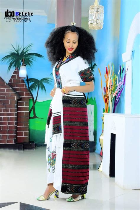 Wollo Amhara Ethiopian Clothing Dress Culture Ethiopian Women