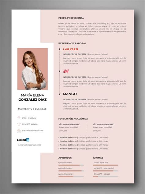 Más de 50 diseños de cv word para descargar, completar e imprimir. CMMI cómo hacer currículos en 2020 | Diseños de curriculum ...