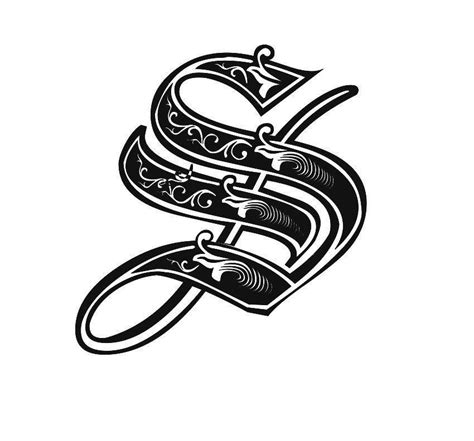 Old English Letter S Logo Logodix