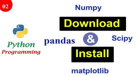 How To Install Numpy Scipy Matplotlib Pandas On Windows Python