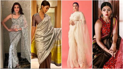 Pooja Hegde To Samantha Akkineni See How Ttown Divas Sizzle In Saree