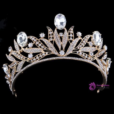 Wedding Bridal Crystal Tiara Crowns Princess Queen Pageant Prom Rhinestone Tiara