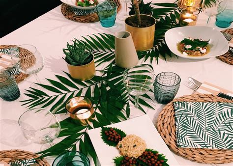 Table style jungle : Inspirations et conseils déco Clem Around The Corner