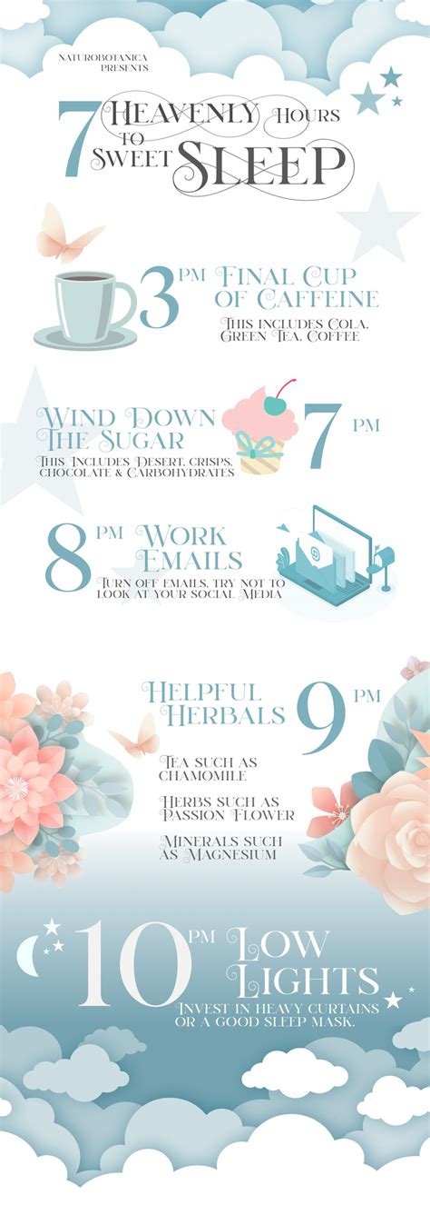 Infographic Seven Hours To Sweet Sleep