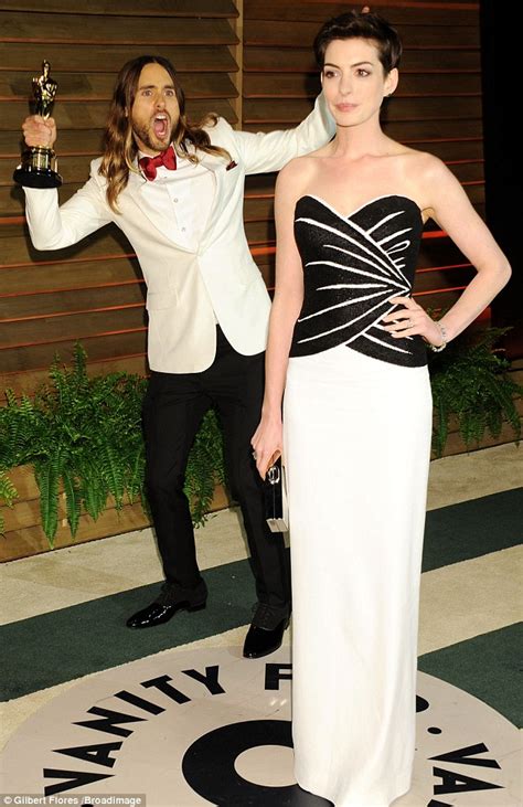 It stars jared leto and anne hathaway in lead roles and is created by lee eisenberg and drew crevello. Jared Leto photobombs Anne Hathaway at Vanity Fair Oscars ...
