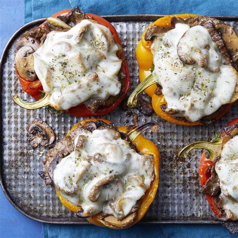 Philly Cheesesteak Stuffed Peppers Recipe Eatingwell