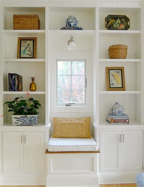 Bookcases With A Window Seat Blogger Home Projects We Love Pinter