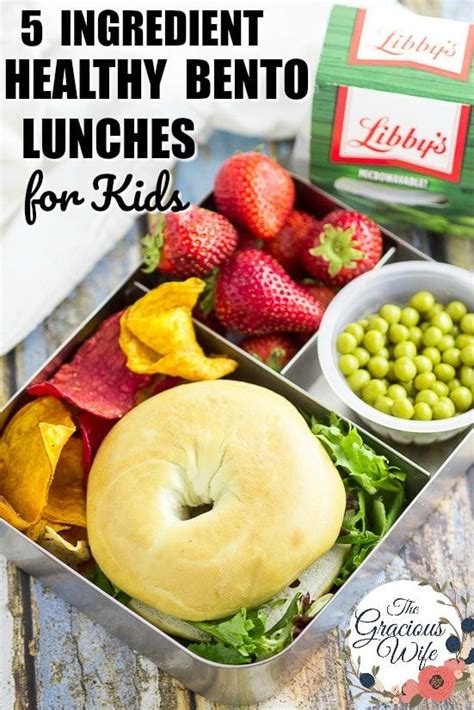 5 Ingredient Bento Box Lunches For Kids For A Week Bento Box Lunch
