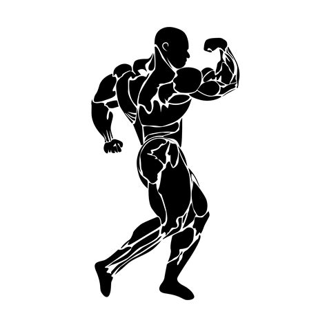 Bodybuilding Vector ~ Illustrations ~ Creative Market
