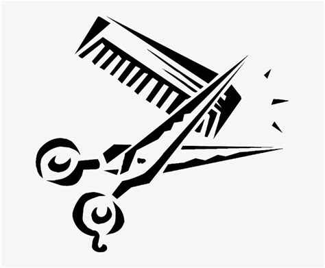 Scissors Comb Tool Hairdresser Haircut Scissors Clip Art Free