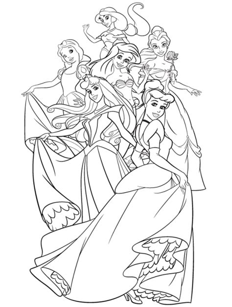 Disney Coloring Pages Easy Disney Characters Outline Janainataba