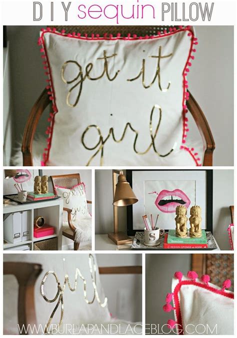 Diy 5 Gold And Pink Sequin Pillow Shannon Claire Diy Pillows